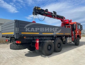 Бортовой Shacman (Shaanxi) X3000 c КМУ HORYONG HRS216 c буром