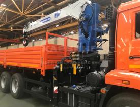 Бортовой КАМАЗ 65115 с КМУ ГАЛИЧАНИН 150