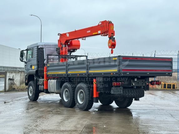Бортовой HOWO T5G 480 с КМУ SunHunk S1606 вид №12