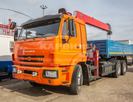 Бортовой КАМАЗ 65116-48 с КМУ SunHunk 1606