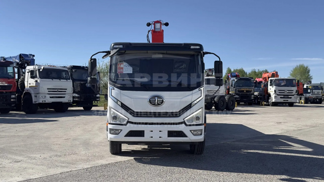 Бортовой FAW Tiger с КМУ RUSMAN 514 вид №7