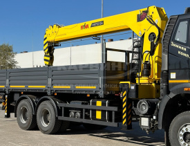 Бортовой FAW CA3250 с КМУ HYVA HST12E4