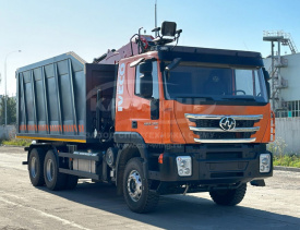 Металловоз Hongyan SAIC-IVECO С КМУ Велмаш VM10L74M
