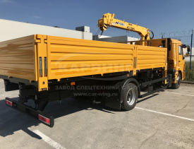 Бортовой КАМАЗ 4308 с КМУ SOOSAN 334