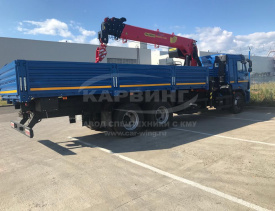 Бортовой КАМАЗ 65117 с КМУ ИНМАН ИТ 150
