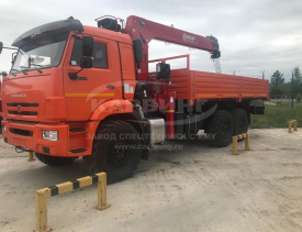 Бортовой КАМАЗ 43118 с КМУ HORYONG HRS206