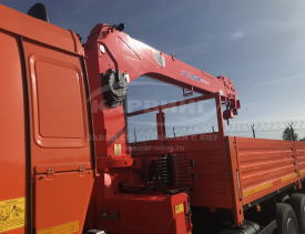Бортовой КАМАЗ 65115 с КМУ Kanglim 1256G-II