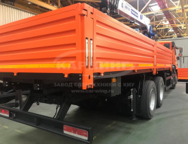 Бортовой КАМАЗ 65115 с КМУ ГАЛИЧАНИН 150