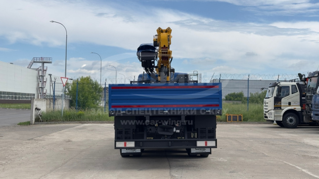 Бортовой КамАЗ 65117 с КМУ SQS XCMG 300 RU-5 вид №6
