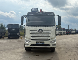 Бортовой FAW J6L с КМУ Horyong HRS 216 (+ буровая установка, грузовая корзина)