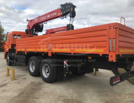 Бортовой КАМАЗ 65115 c КМУ FASSI MVF S1556