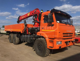 Бортовой КАМАЗ 43118 с КМУ ИНМАН ИТ 200