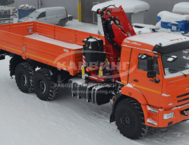 Бортовой КАМАЗ 43118 c КМУ FASSI F295A.0.22