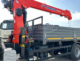 Бортовой FAW CA3250 6х6 с КМУ Kanglim KS2056
