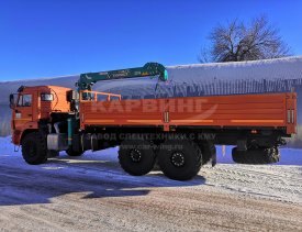 Бортовой КАМАЗ 43118 с КМУ HKTC 3014M