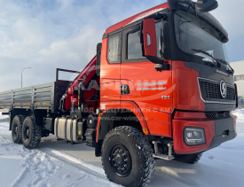 Седельный тягач Shacman (Shaanxi) X3000 (рестайлинг) c КМУ Sunhunk K-328