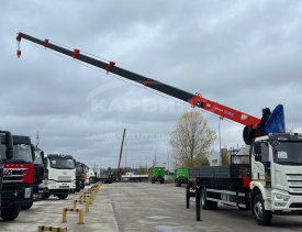 Бортовой FAW J6L (4x2) с КМУ KANGLIM 1256 II