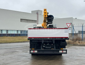 Бортовой КамАЗ 65117 с КМУ Soosan SCS 746