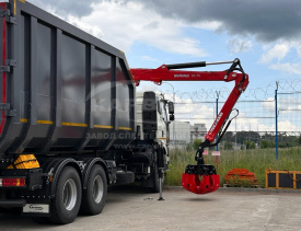 Металловоз FAW CA3250 с КМУ Велмаш VM10L74M