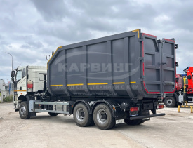 Металловоз FAW CA3250 с КМУ Велмаш VM10L74M
