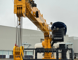 Бортовой КамАЗ 65117 с КМУ Soosan SCS 746