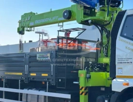 Бортовой FAW J6L (4x2) с КМУ GREENLIFT GL-1506