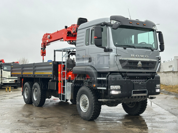 Бортовой HOWO T5G 480 с КМУ SunHunk S1606 вид №4