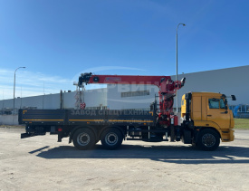 Бортовой КАМАЗ 65115 с КМУ Horyong HRS 216