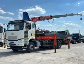 Самосвал FAW CA3250 с КМУ Kanglir KS2056