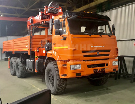 Бортовой КАМАЗ 43118 с КМУ Kanglim 1256G-II