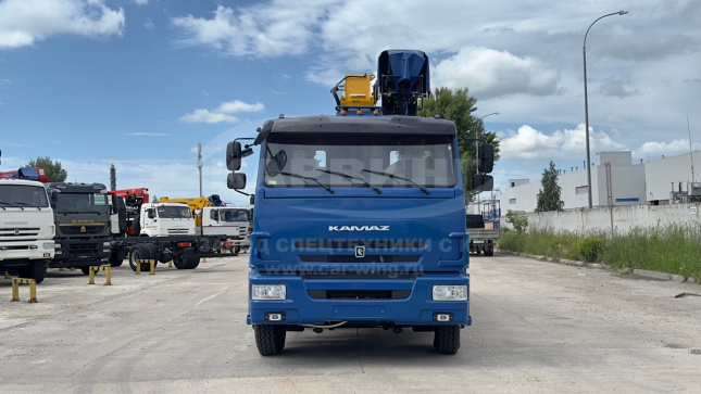 Бортовой КамАЗ 65117 с КМУ SQS XCMG 300 RU-5 вид №2
